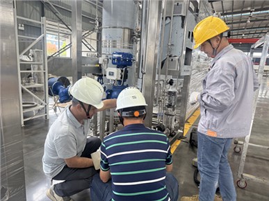 热列欢迎湖南斯奇生物制药有限公司领导莅临我司进行FAT工作！